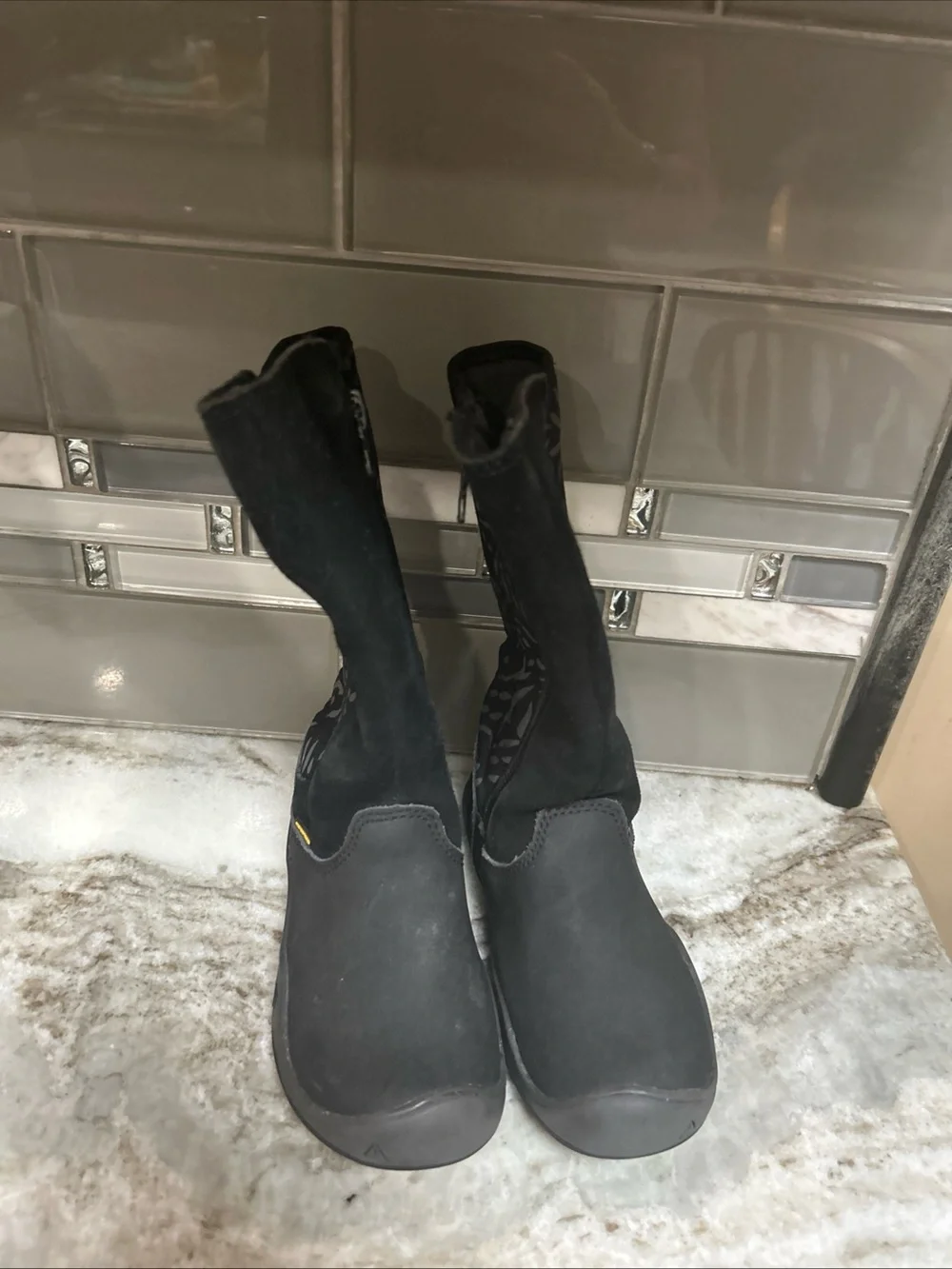 Keen Moxie Little Kids Waterproof Black Tall Winter Boots Size 9 Toddler Zipper